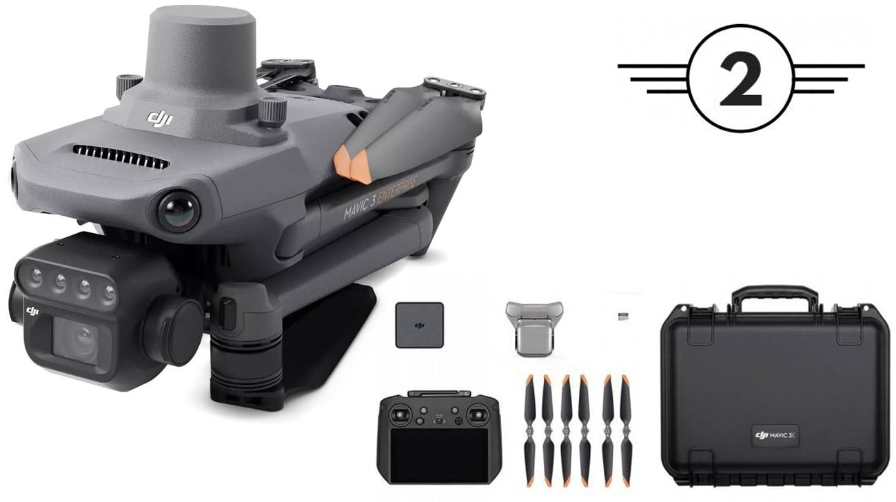 Zawartość zestawu DJI Mavic 3 Multispectral + DJI Care 2 lata