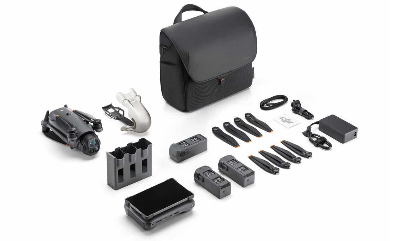 Zawartość zestawu DJI Mavic 4 Pro Creator Combo z kontrolerem RC Pro 2