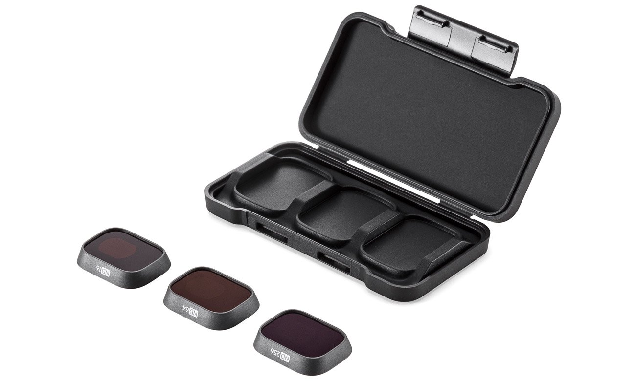 Zestaw filtrów ND DJI Mini 3 Pro (ND16/64/256) + etui - Widok ogólny pod kątem