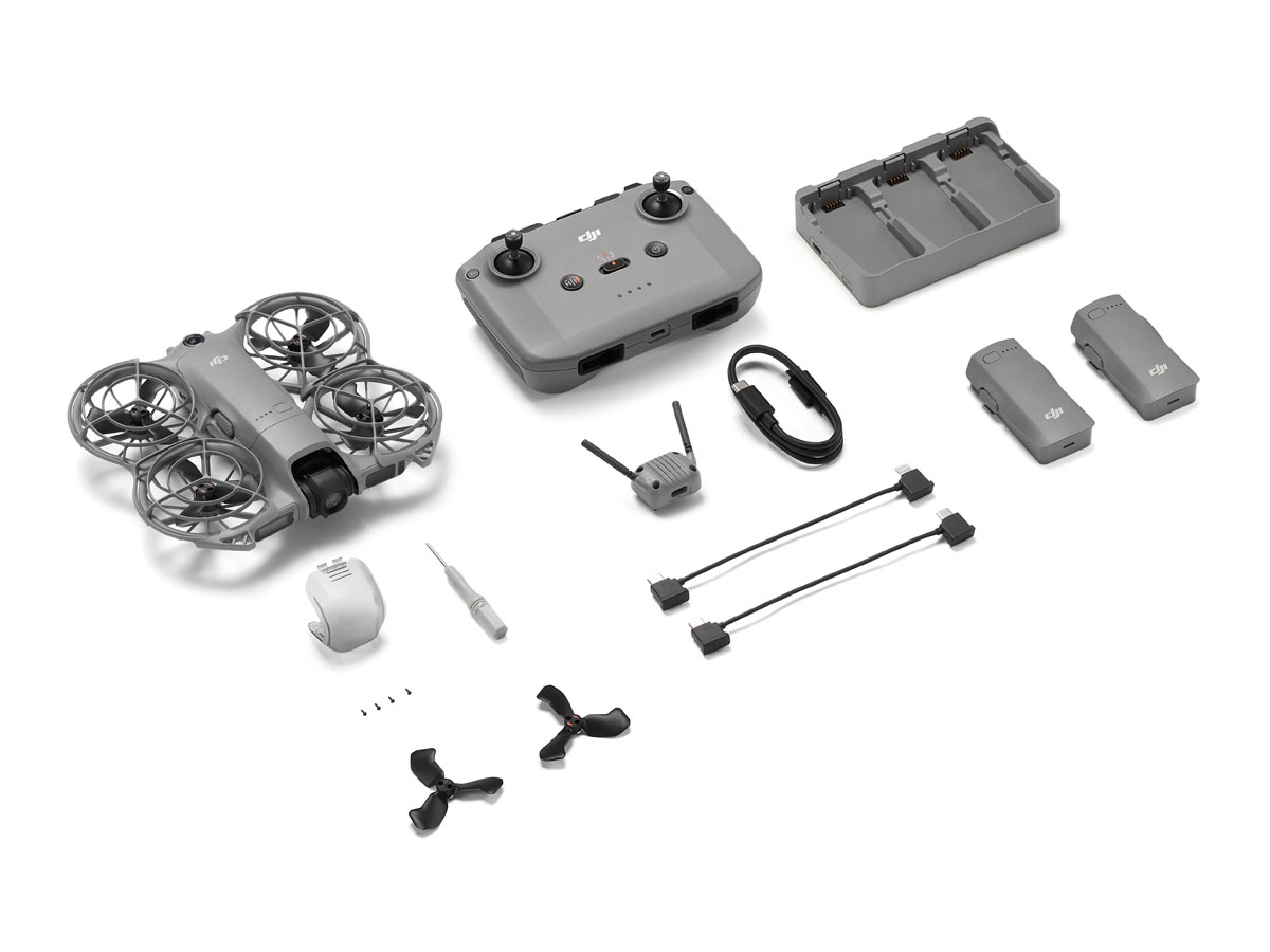 Zawartość zestawu DJI Neo Zawartość zestawu Fly More Combo