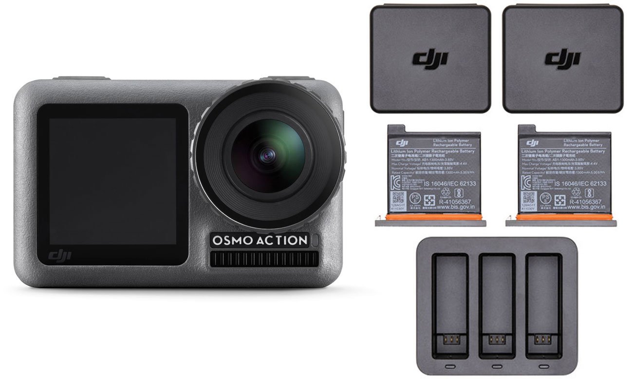 Zestaw DJI Osmo Action + Charging Kit