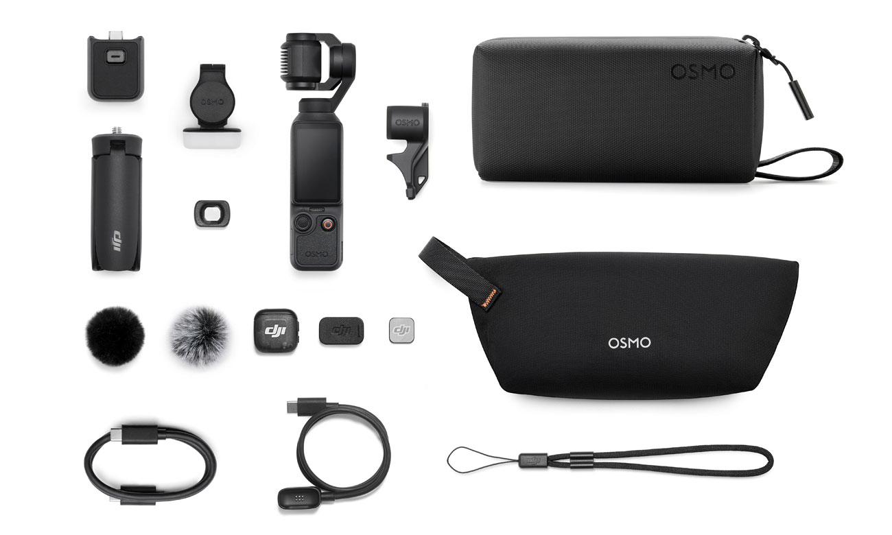 Zawartość zestawu DJI Osmo Pocket 4 Creator Combo