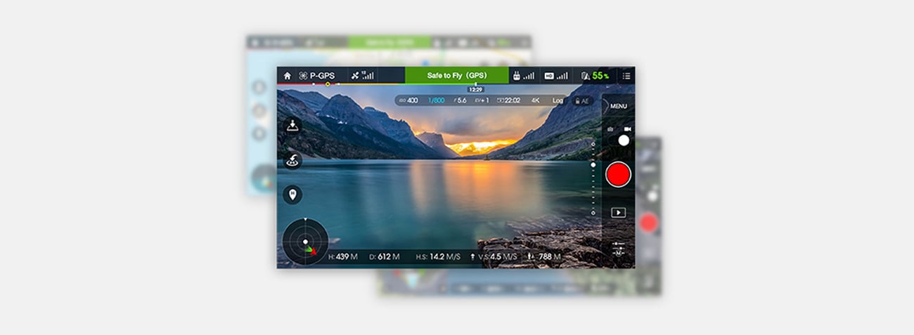 DJI Phantom 3 Advanced aplikacja mobilna