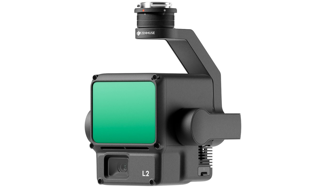 Kamera do drona DJI Zenmuse L2 - Widok od przodu pod kątem