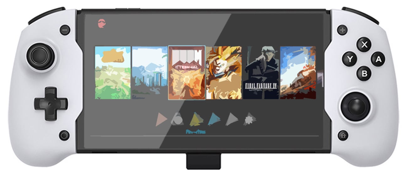Uniwersalny kontroler Dobe TNS-1125 do Nintendo Switch - Grafika