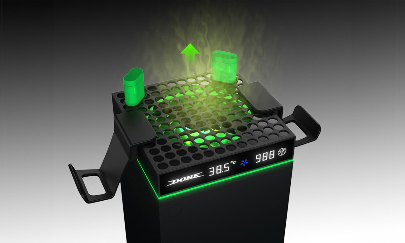 Wentylator do konsoli Xbox Series X|S Dobe TYX-3606 - Grafika lifestyle