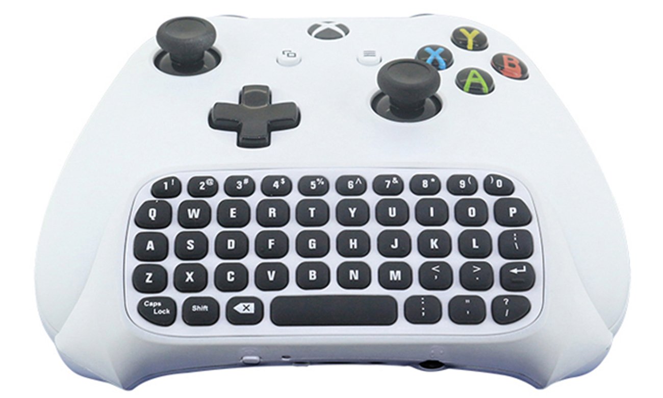 Klawiatura Dobe do kontrolera Xbox Series X|S i Xbox One Biała - Widok ogólny