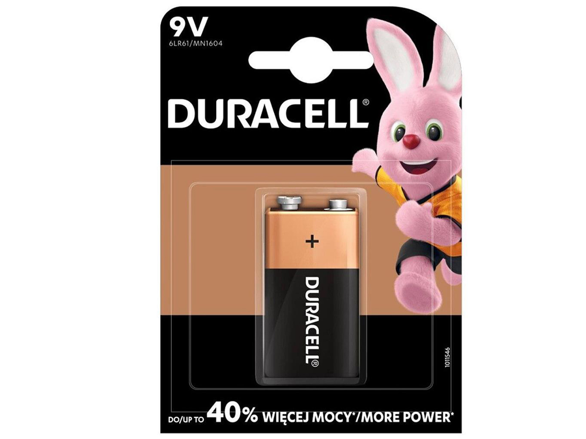 Bateria Duracell 6LR61 9V blister
