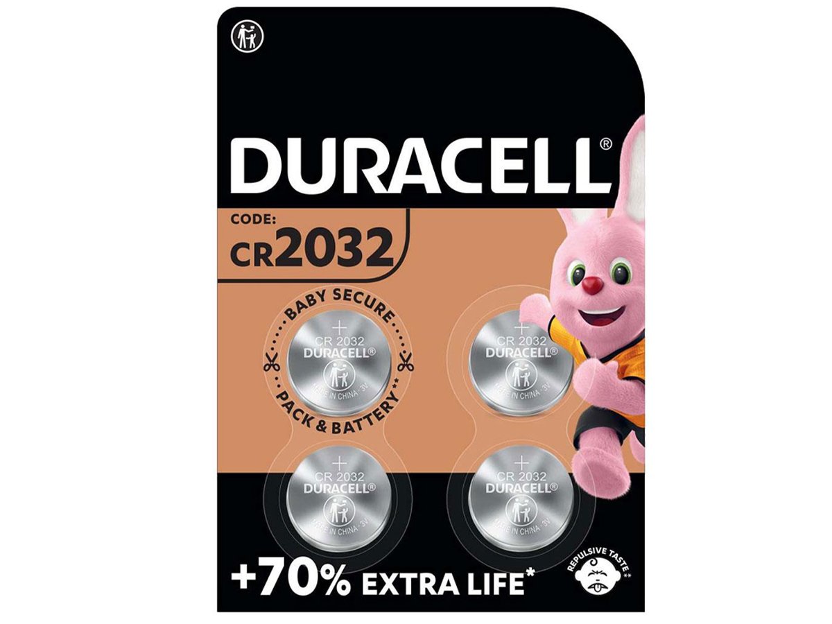 Bateria litowa Duracell CR2032 blister 4 sztuki