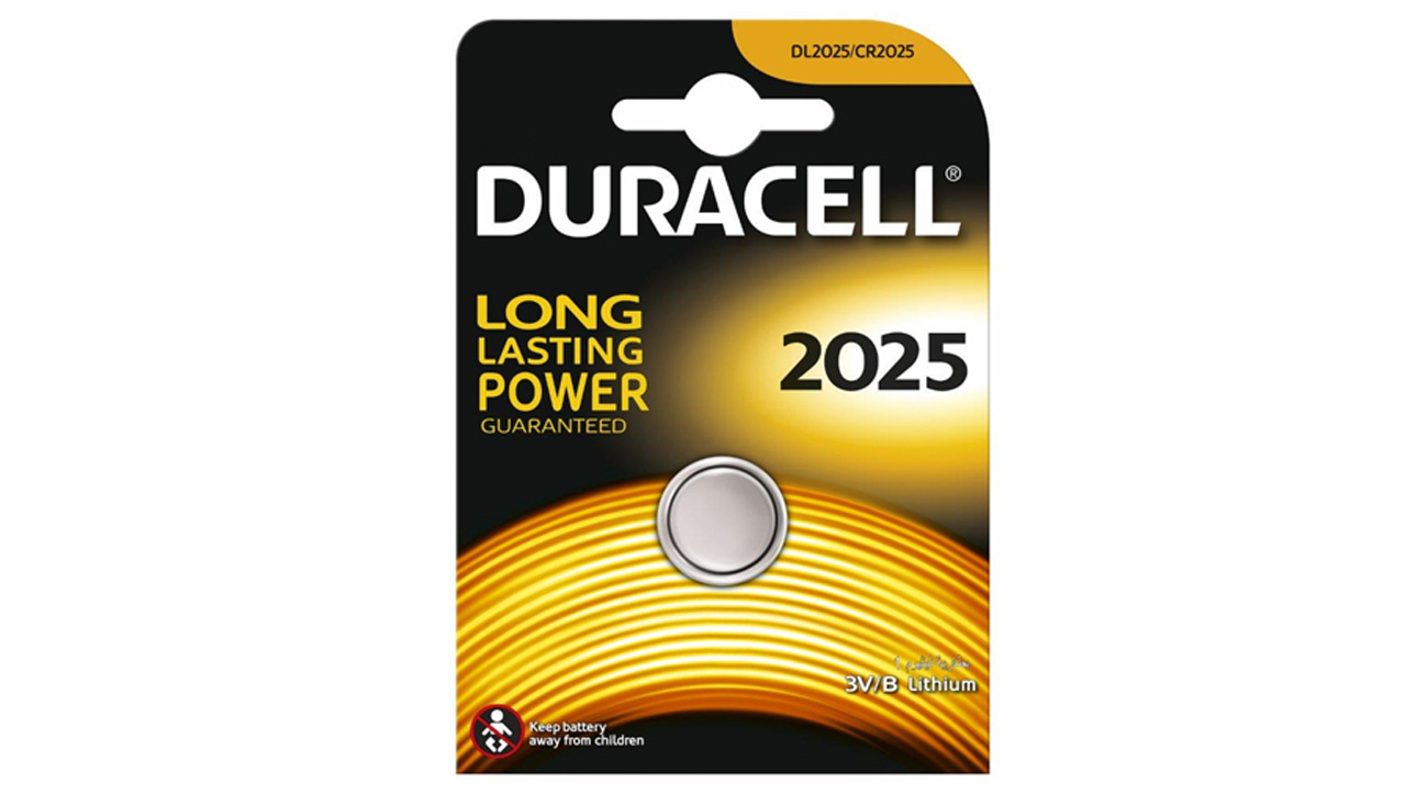 Duracell CR2025 do pilotów , zegarków