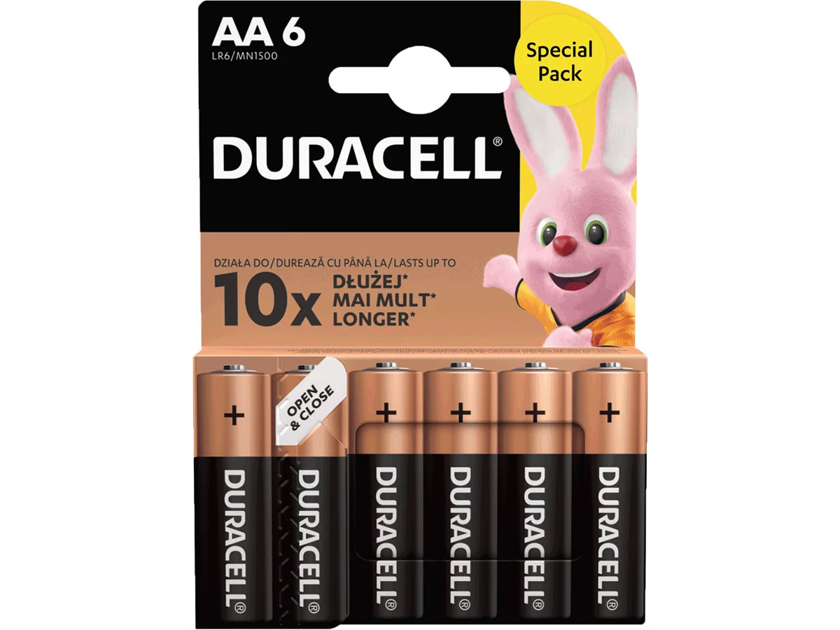 Baterie Duracell Basic AA/LR6 6 szt. blister