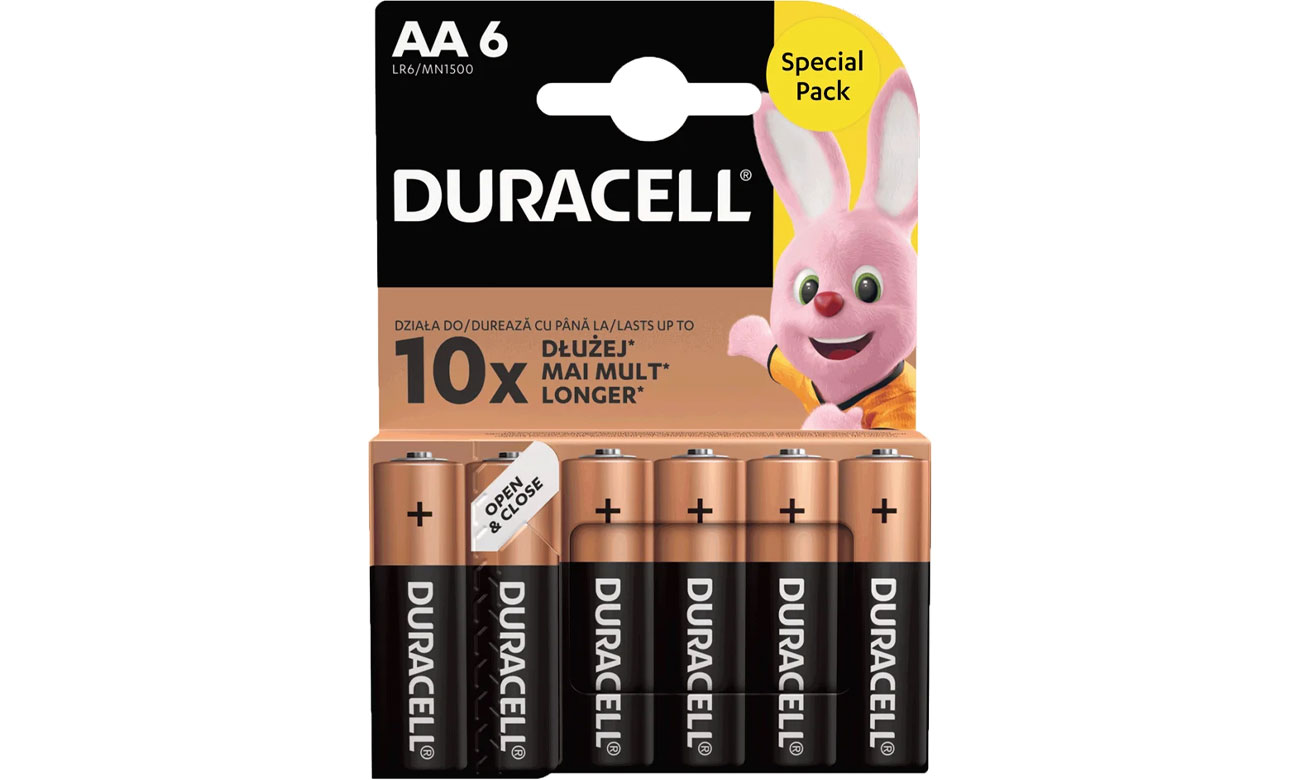 Baterie Duracell Basic AA/LR6 6 szt. blister