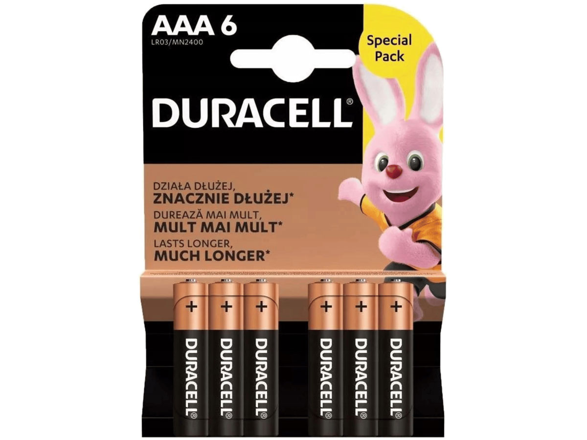 Baterie Duracell Basic AAA/LR3 6 szt. blister