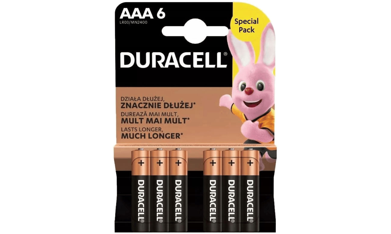 Baterie Duracell Basic AAA/LR3 6 szt. blister