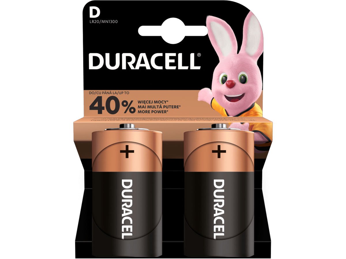 Baterie Duracell Basic D/LR20 K2 2 szt.