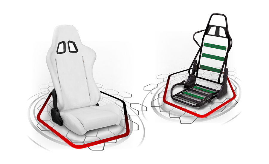 DXseat Hitbox rama i wypełnienie