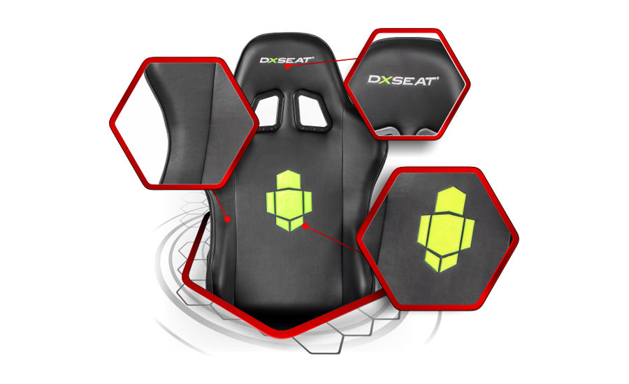 DXseat Hitbox wysokiej jakości skóra