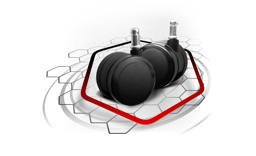 DXseat Hitbox gumowe kółka