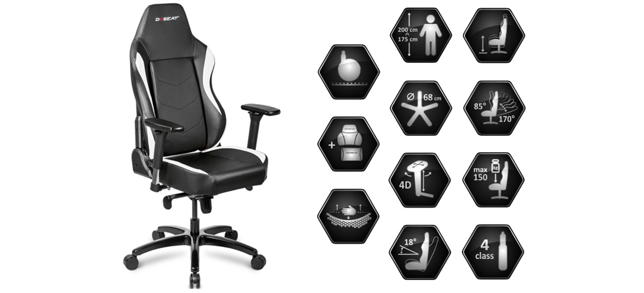 DXseat S53/XO ergonomiczny design najwyższa jakość