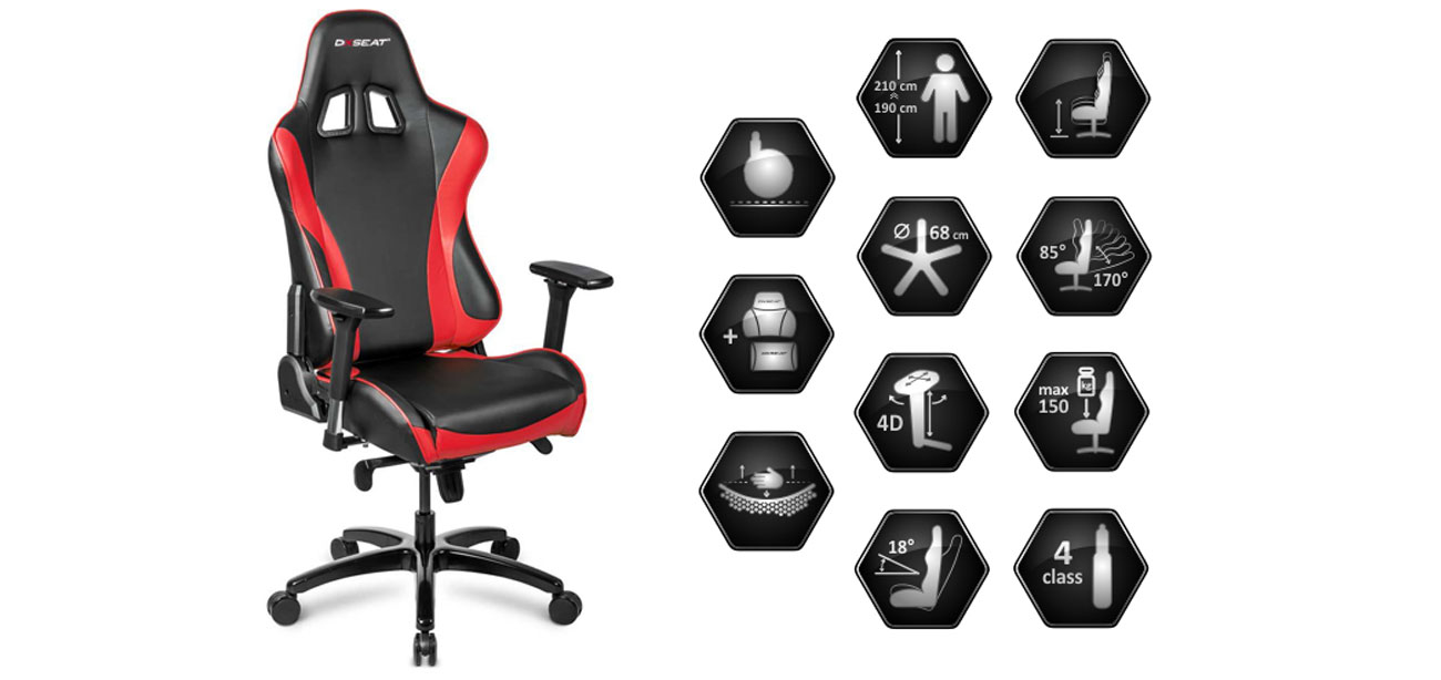 DXseat S53/XO ergonomiczny design najwyższa jakość