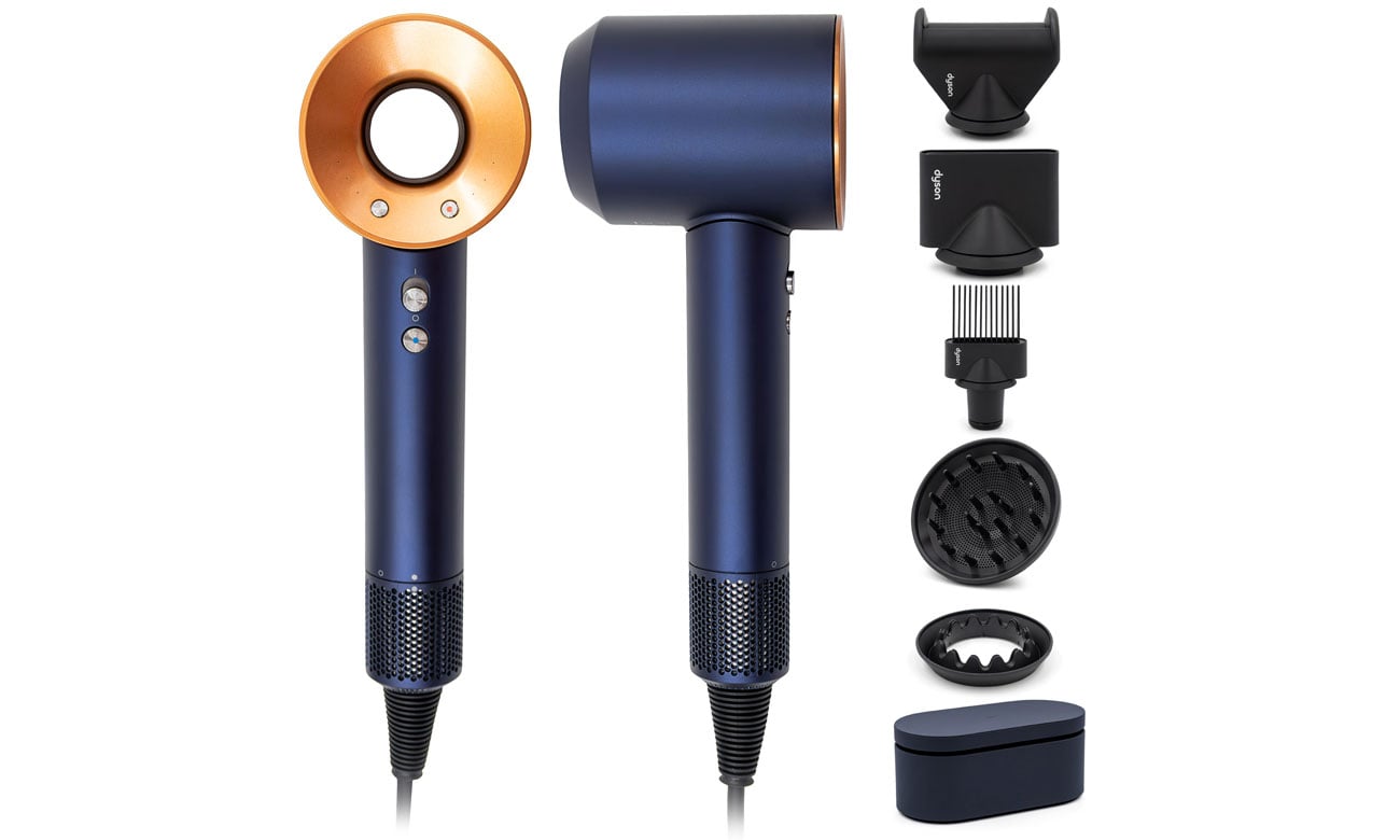Suszarka do włosów DYSON Supersonic HD07 Błękit pruski/Miedź + akcesoria