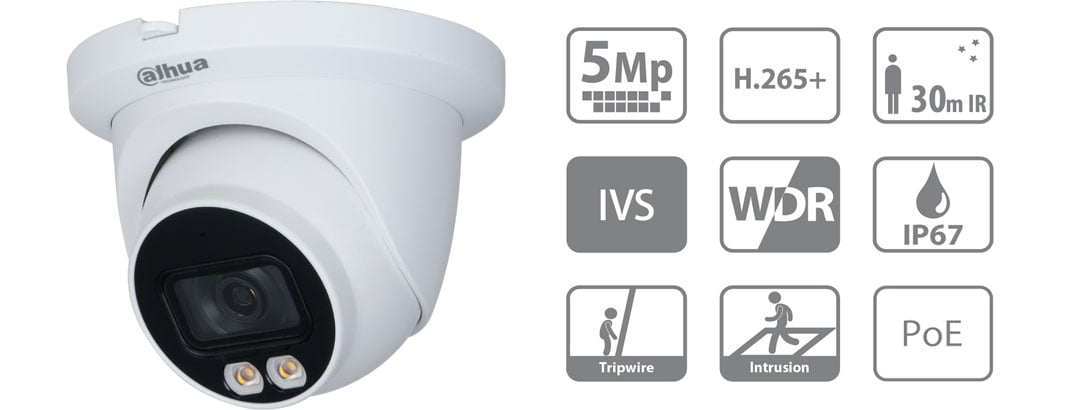 Dahua IPC-HDW3549TM-AS-LED-0280B