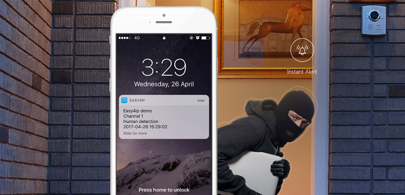 Dahua IPC-HFW1120SP-W-0280B Detekcja ruchu