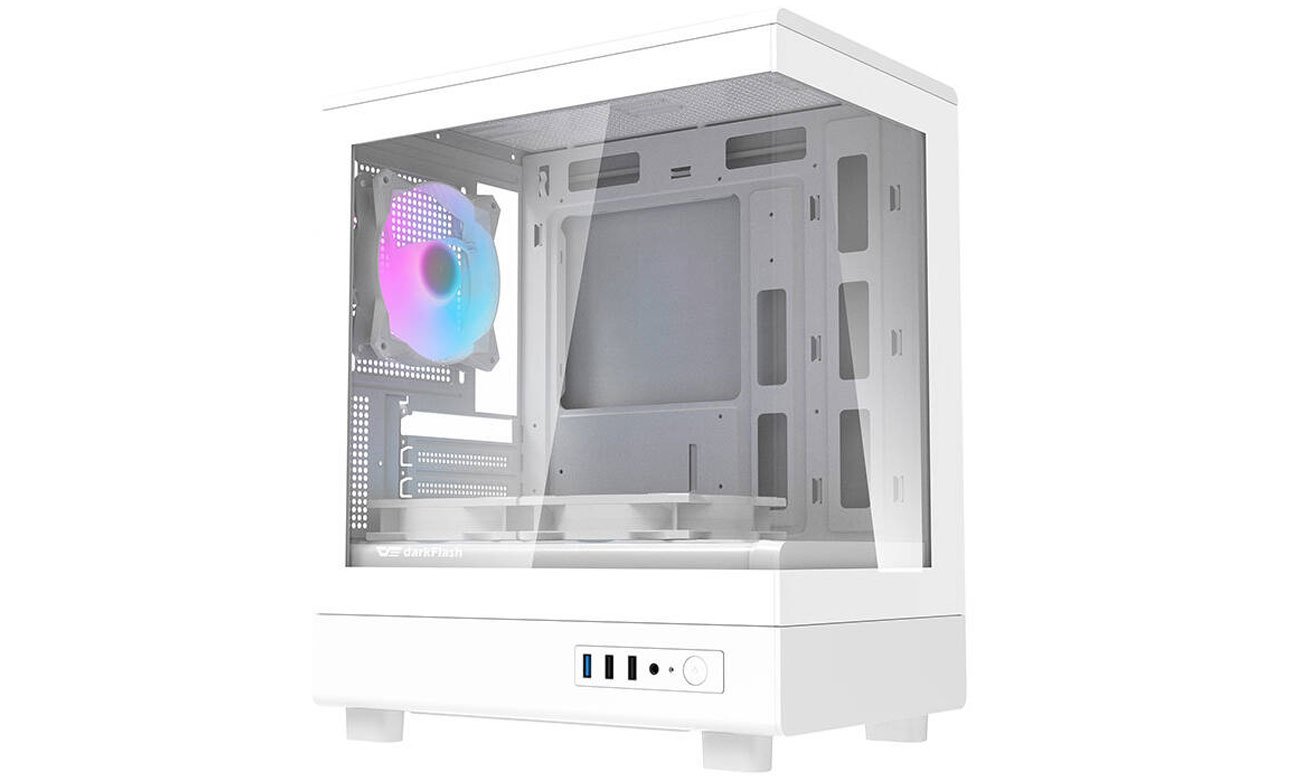 Obudowa DarkFlash DB330M White ARGB