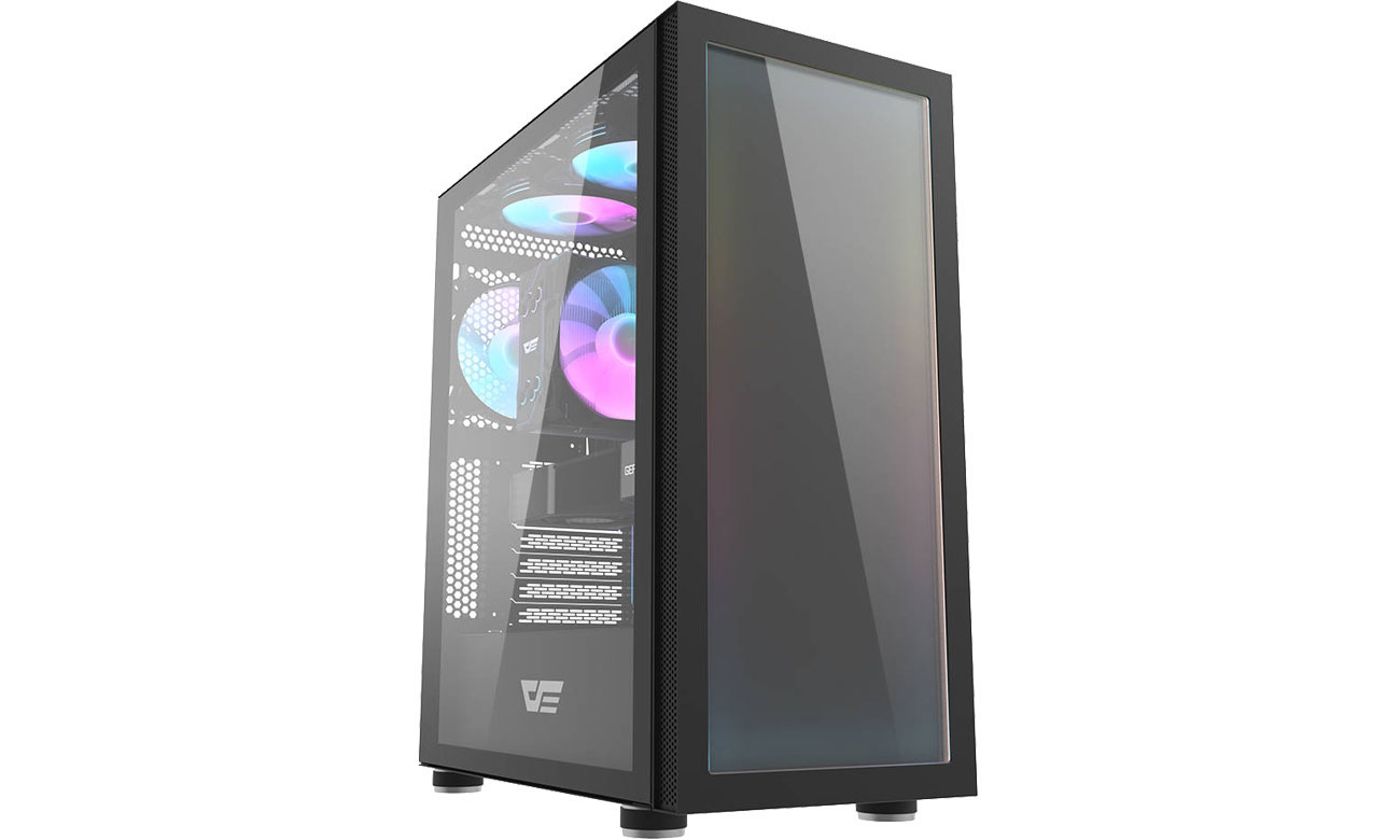 Obudowa DarkFlash DK210 Graffiti Aero Black + C6 3in1 Black