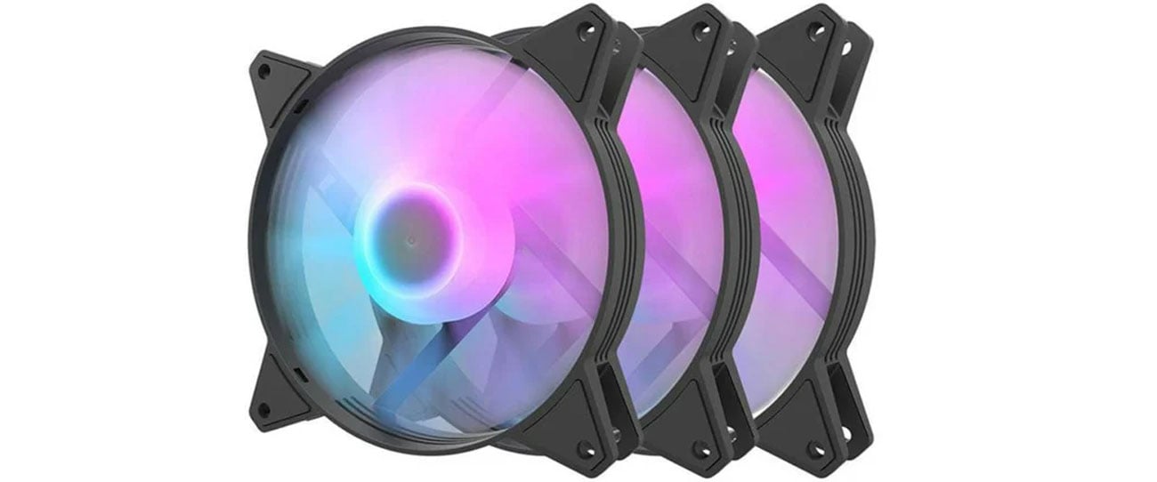 Obudowa DarkFlash DK210 Graffiti Aero Black + C6 3in1 Black wentylatory