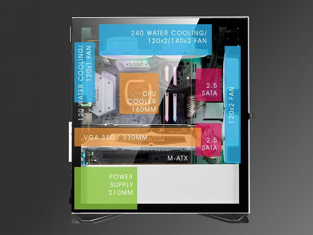 DarkFlash DLM22 White