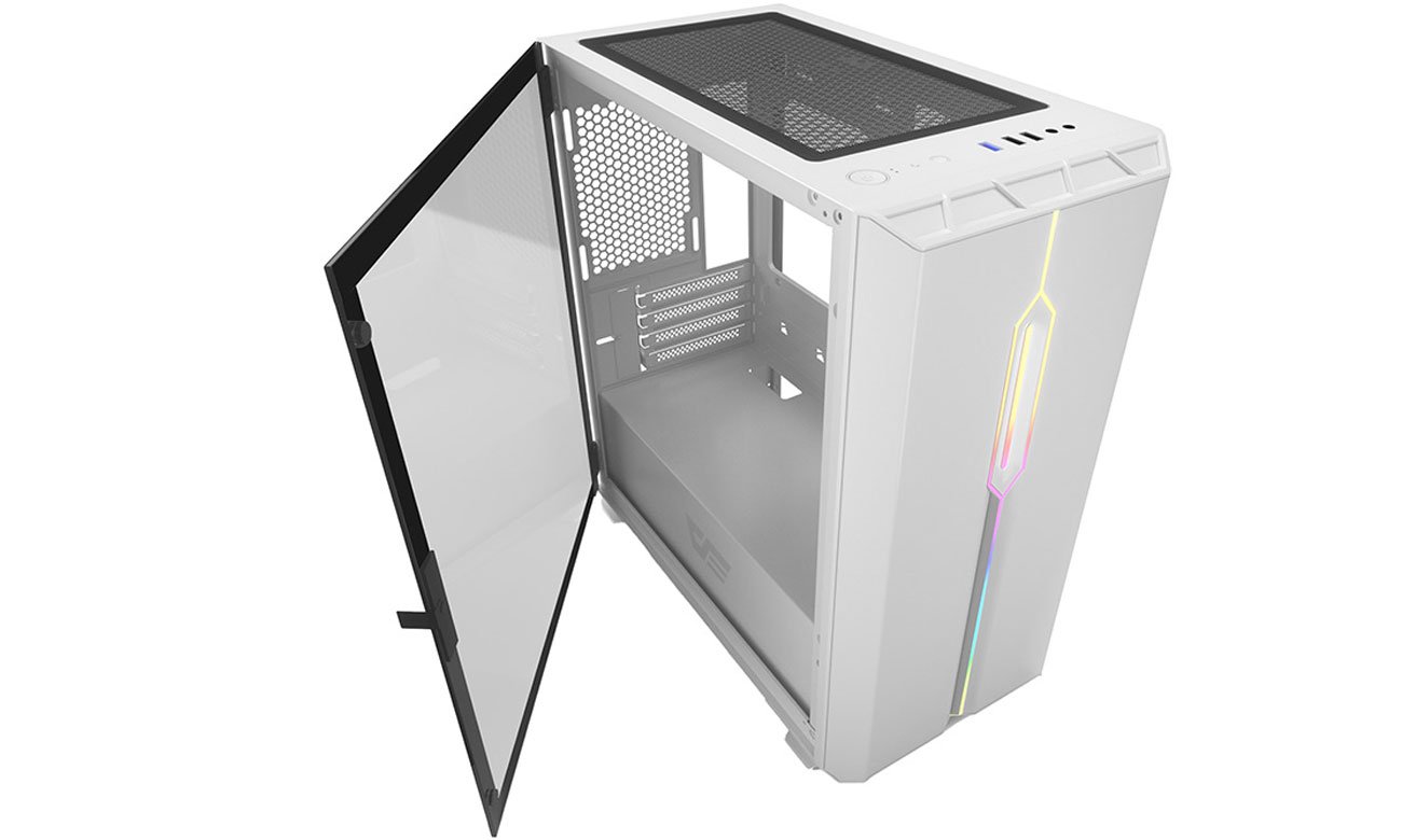 Obudowa do komputera DarkFlash DLM23 White wnętrze