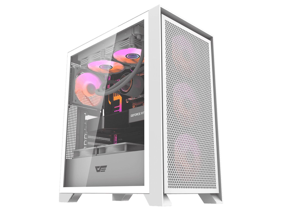 PC-Gehäuse DarkFlash DRX70 GLASS RGB + 4 Fans