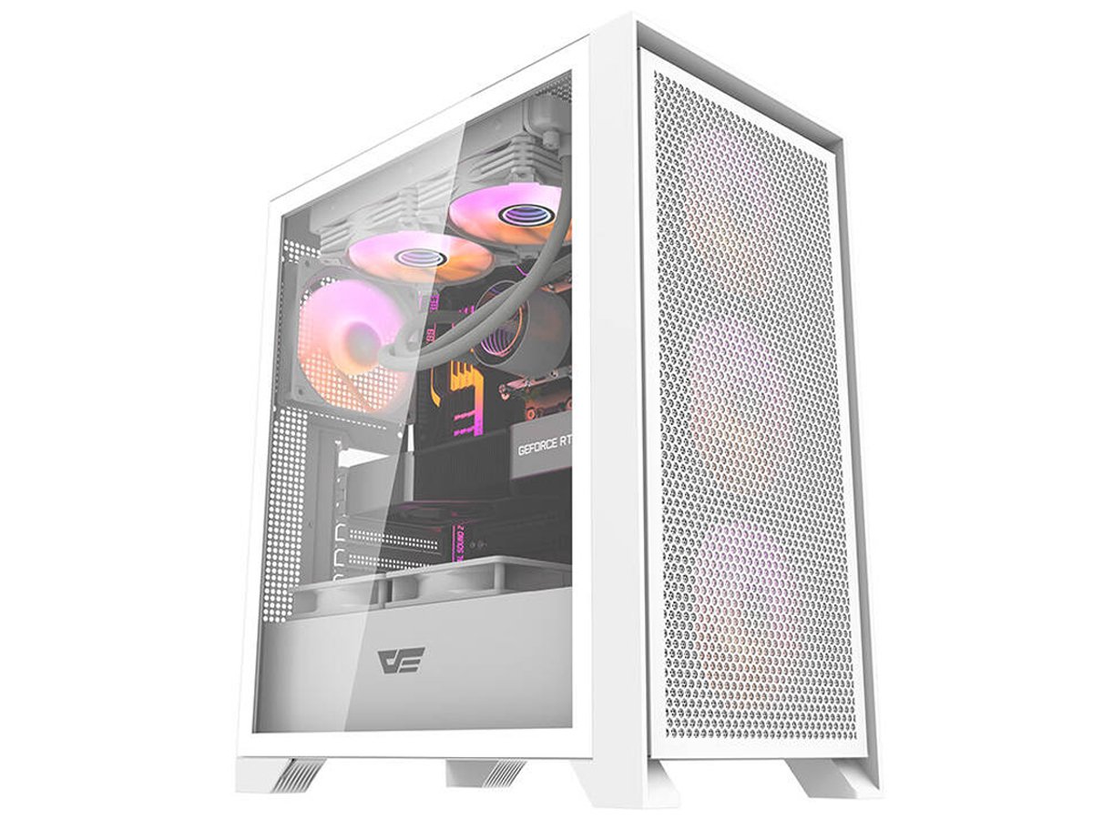 Obudowa DarkFlash DRX70 GLASS RGB + 4 fans