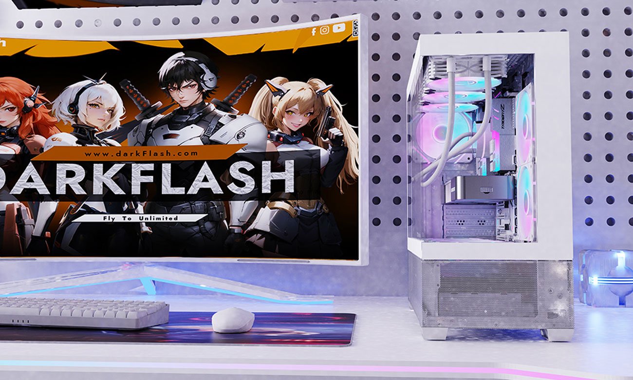 DarkFlash DS900 Air White konfiguracja