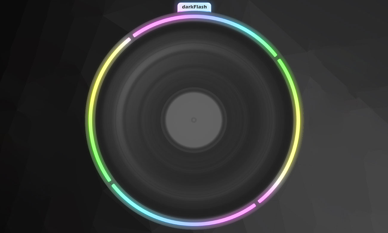 Chłodzenie DarkFlash Darkvoid 125mm wbudowany pasek LED