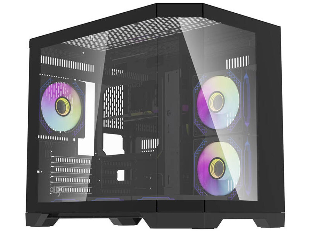 Obudowa DarkFlash FT418 Black ARGB