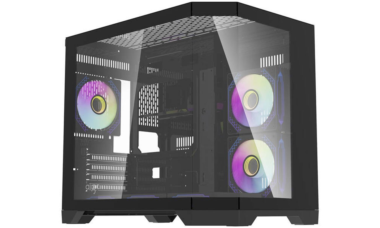 Obudowa DarkFlash FT418 Black ARGB