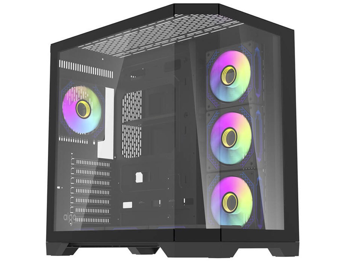 Obudowa DaekFlash FT418 PRO Black + 7 fans ARGB