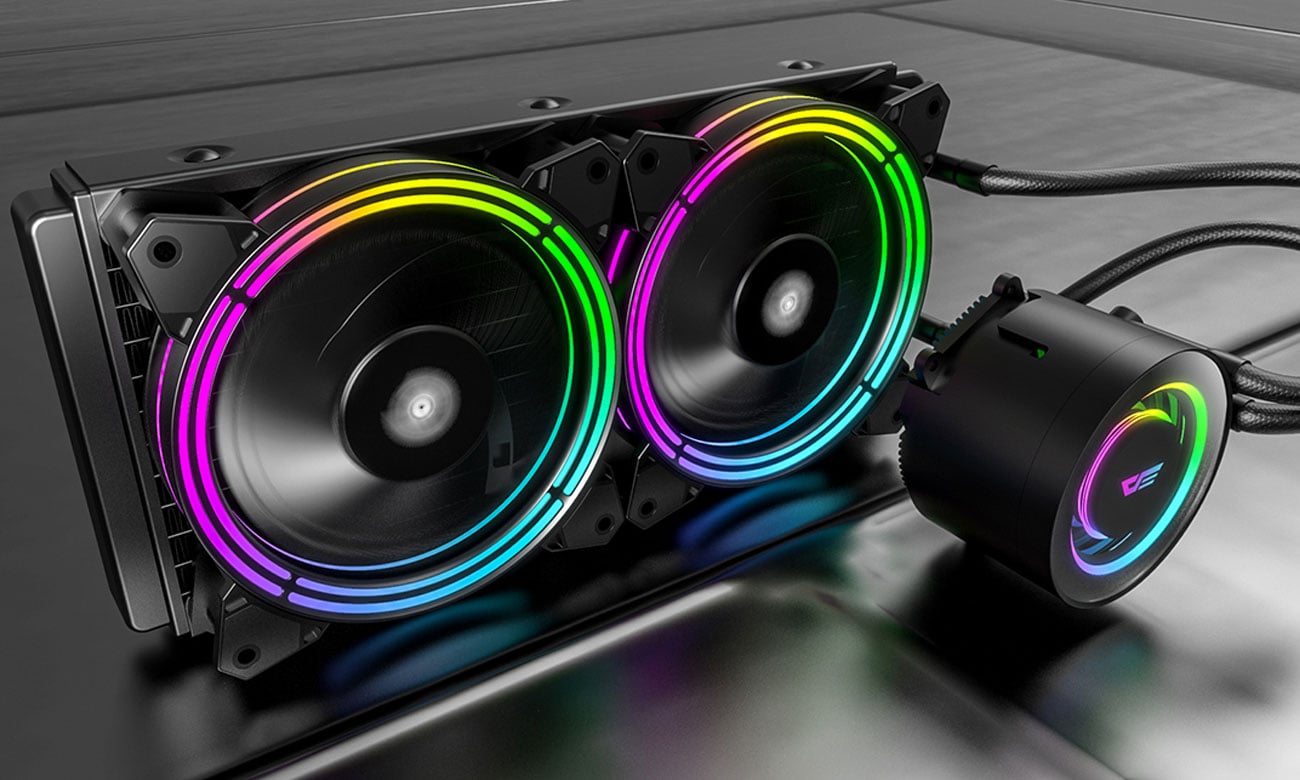 DarkFlash TR240 RGB widok od góry