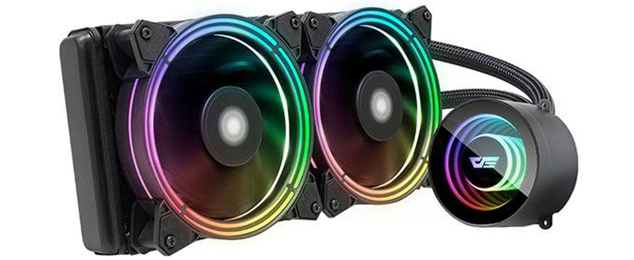 Chłodzenie procesora DarkFlash TR240 RGB Black 2x120mm