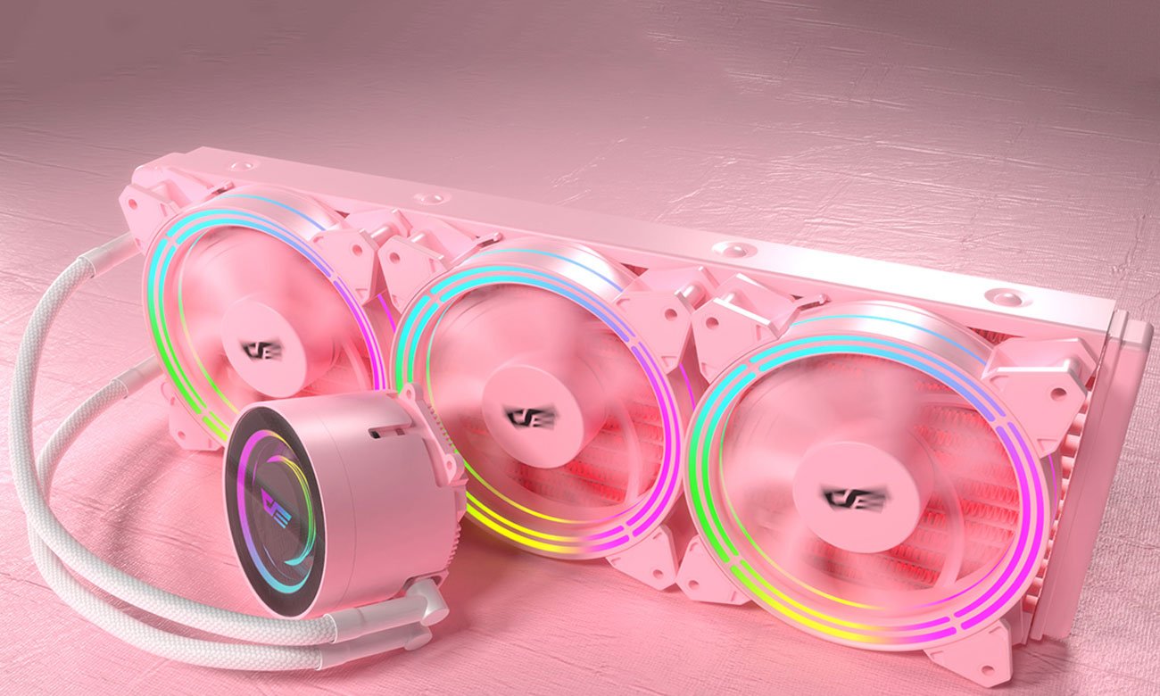 DarkFlash TR360 RGB Pink widok od góry