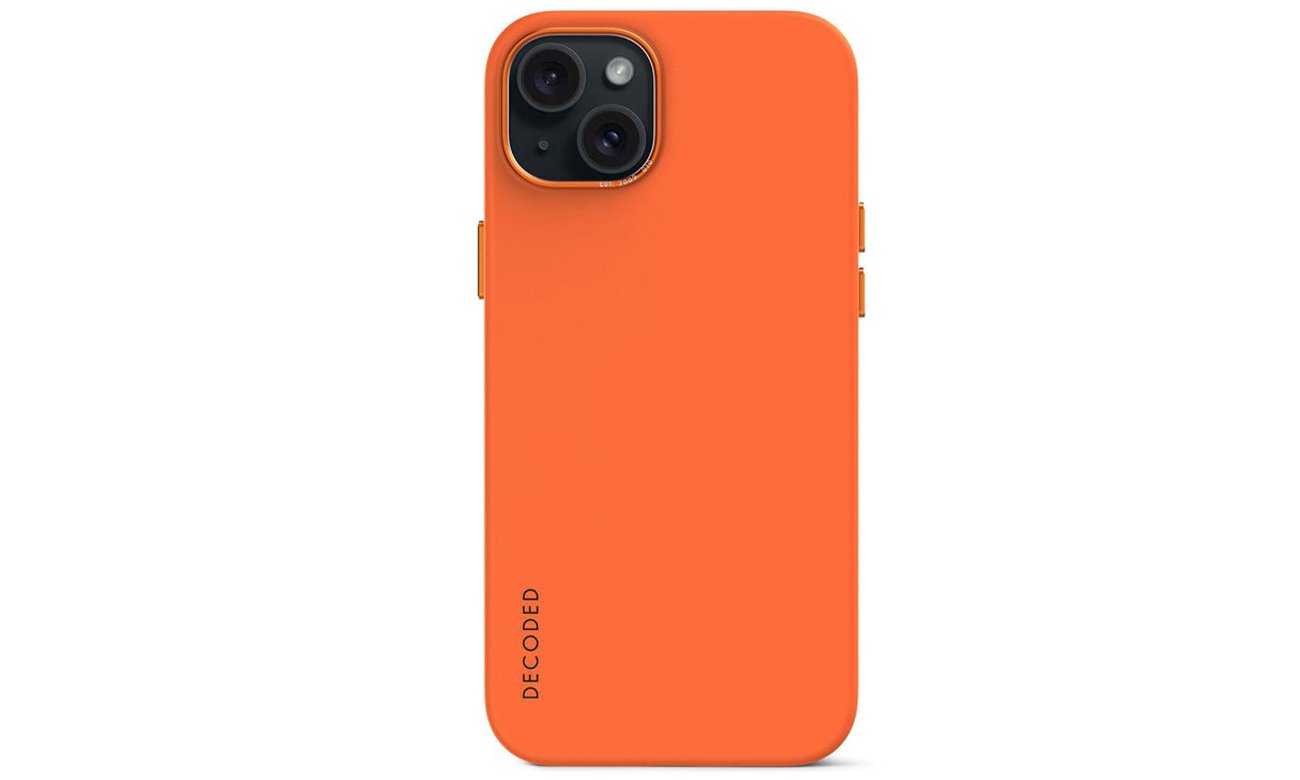 Etui Decoded AntiMicrobial Back Cover do iPhone 15 Plus apricot
