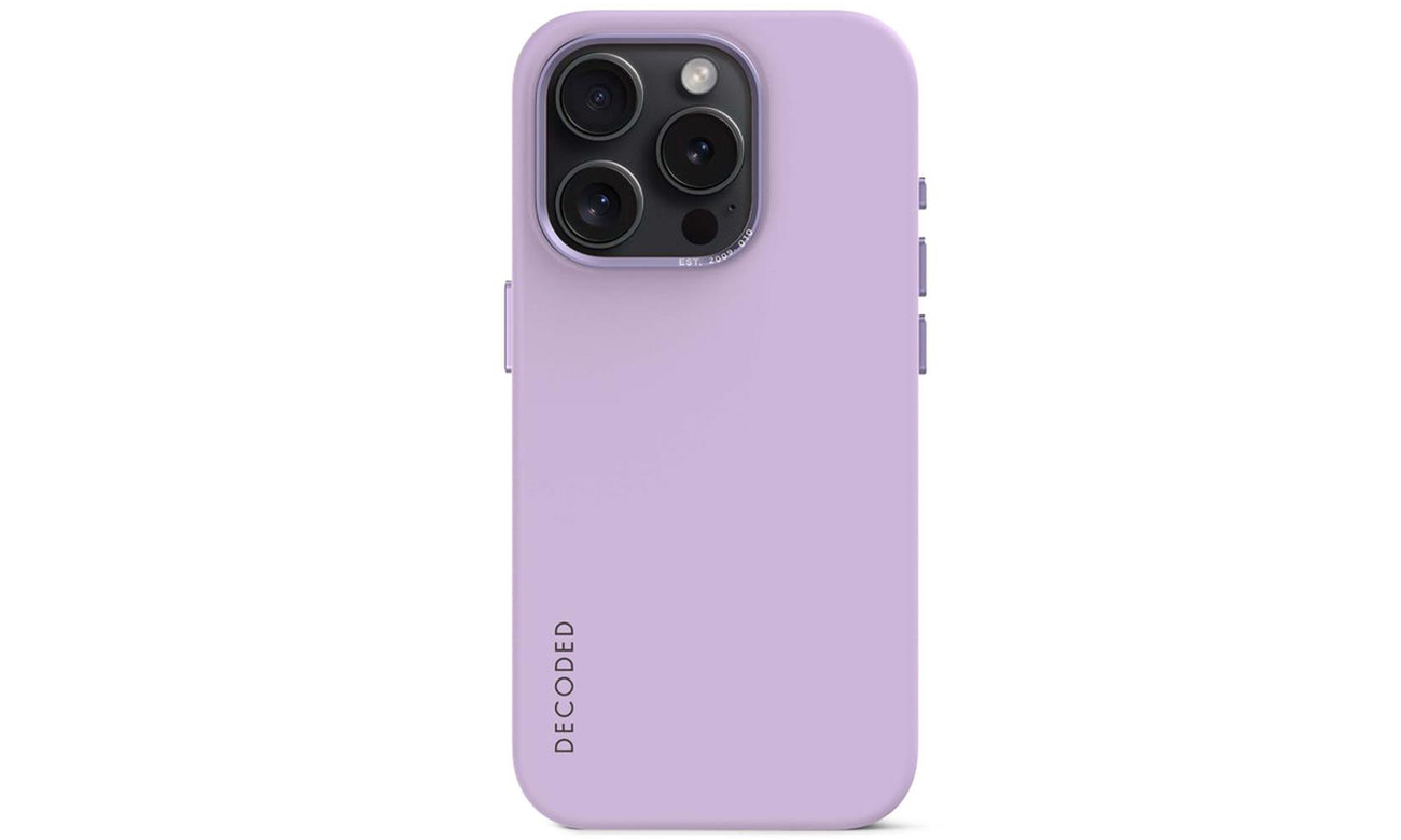 Etui Decoded AntiMicrobial Back Cover für iPhone 15 Pro Max lavender