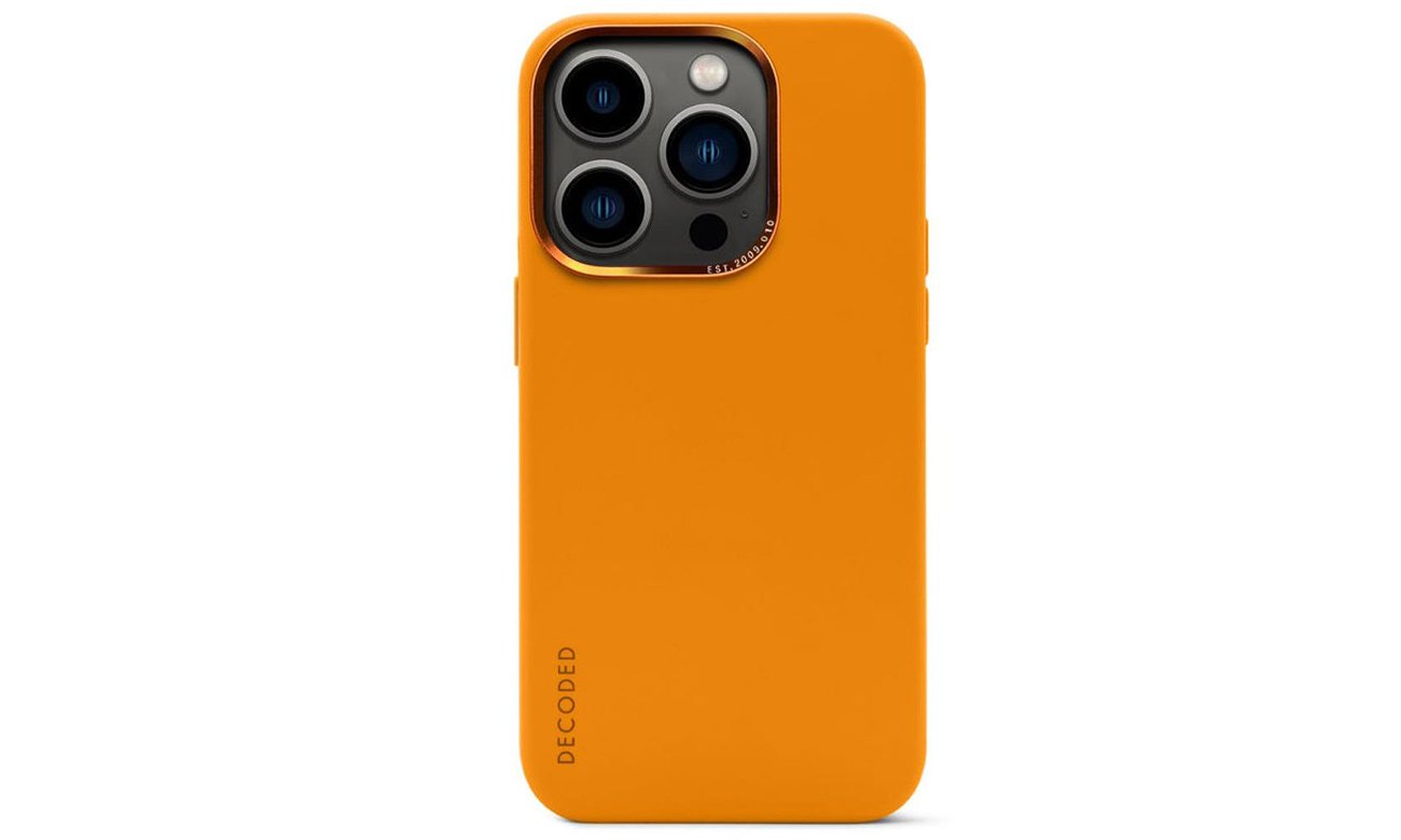 Etui Decoded AntiMicrobial Back Cover do iPhone 14 Pro Max apricot