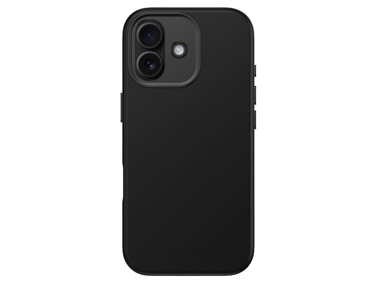 Decoded AntiMicrobial Silicone Backcover Phantom Black do iPhone 17
