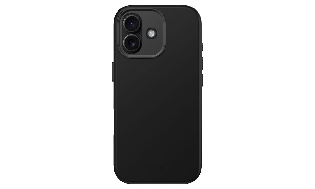 Decoded AntiMicrobial Silicone Backcover Phantom Black do iPhone 17