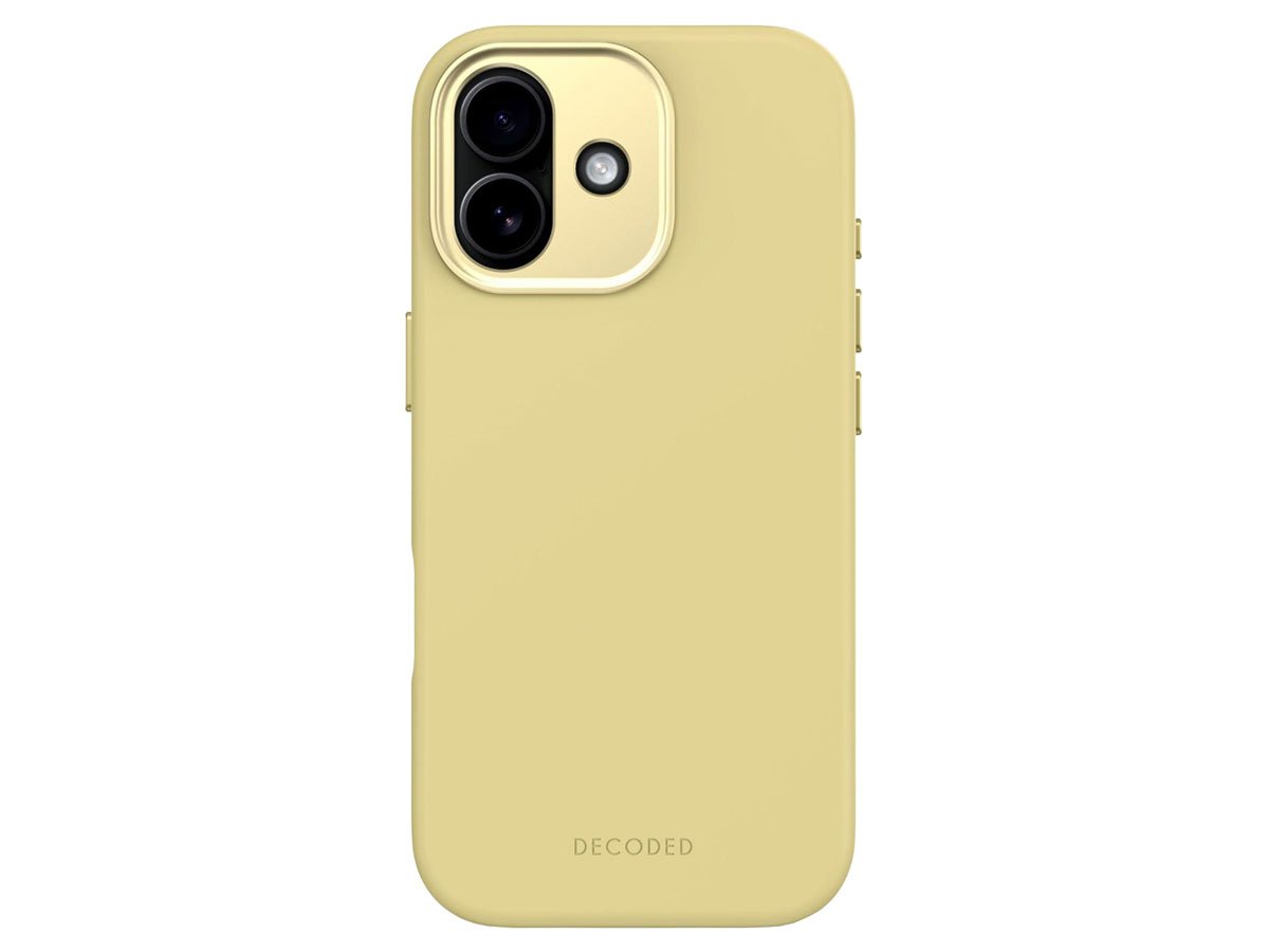 Decoded AntiMicrobial Silicone Backcover Yuma Yellow do iPhone 17