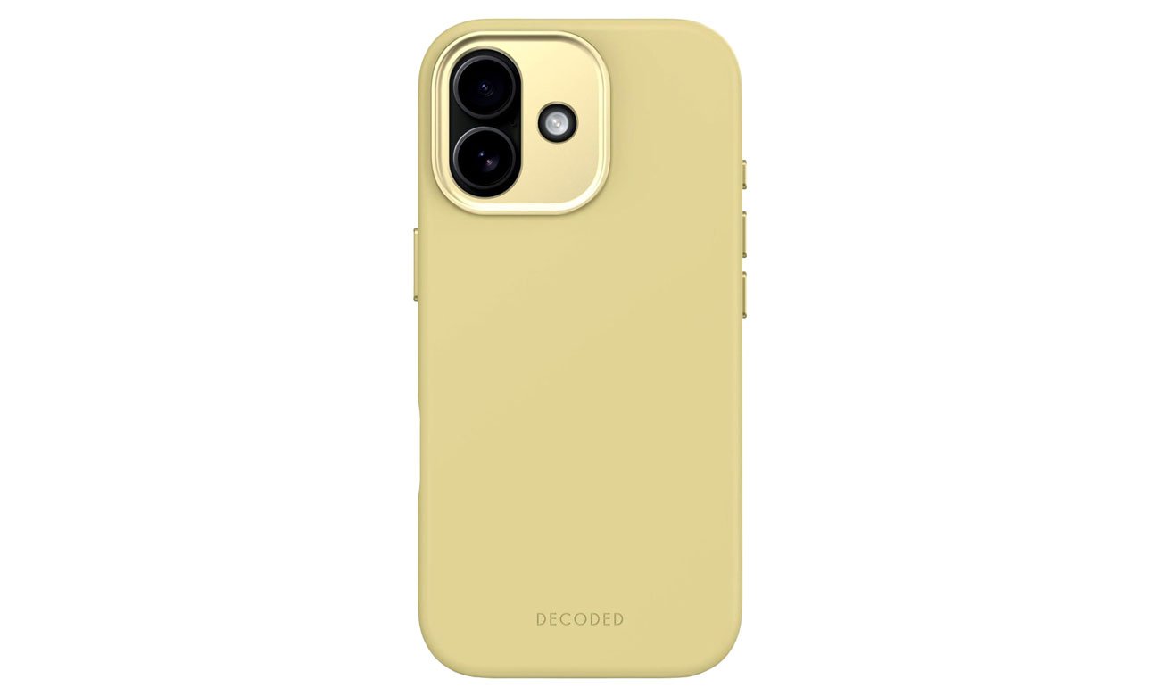 Decoded AntiMicrobial Silicone Backcover Yuma Yellow do iPhone 17