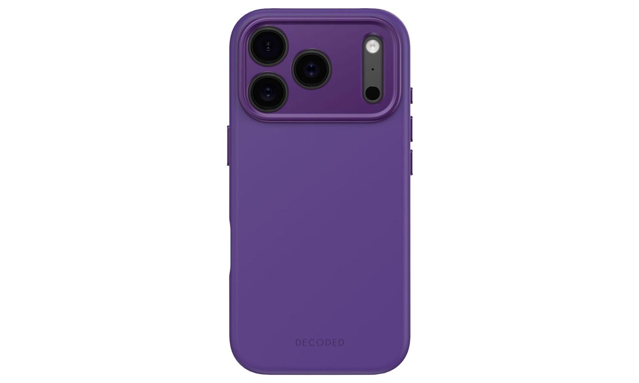 Decoded AntiMicrobial Silicone Backcover Purple do iPhone 17 Pro